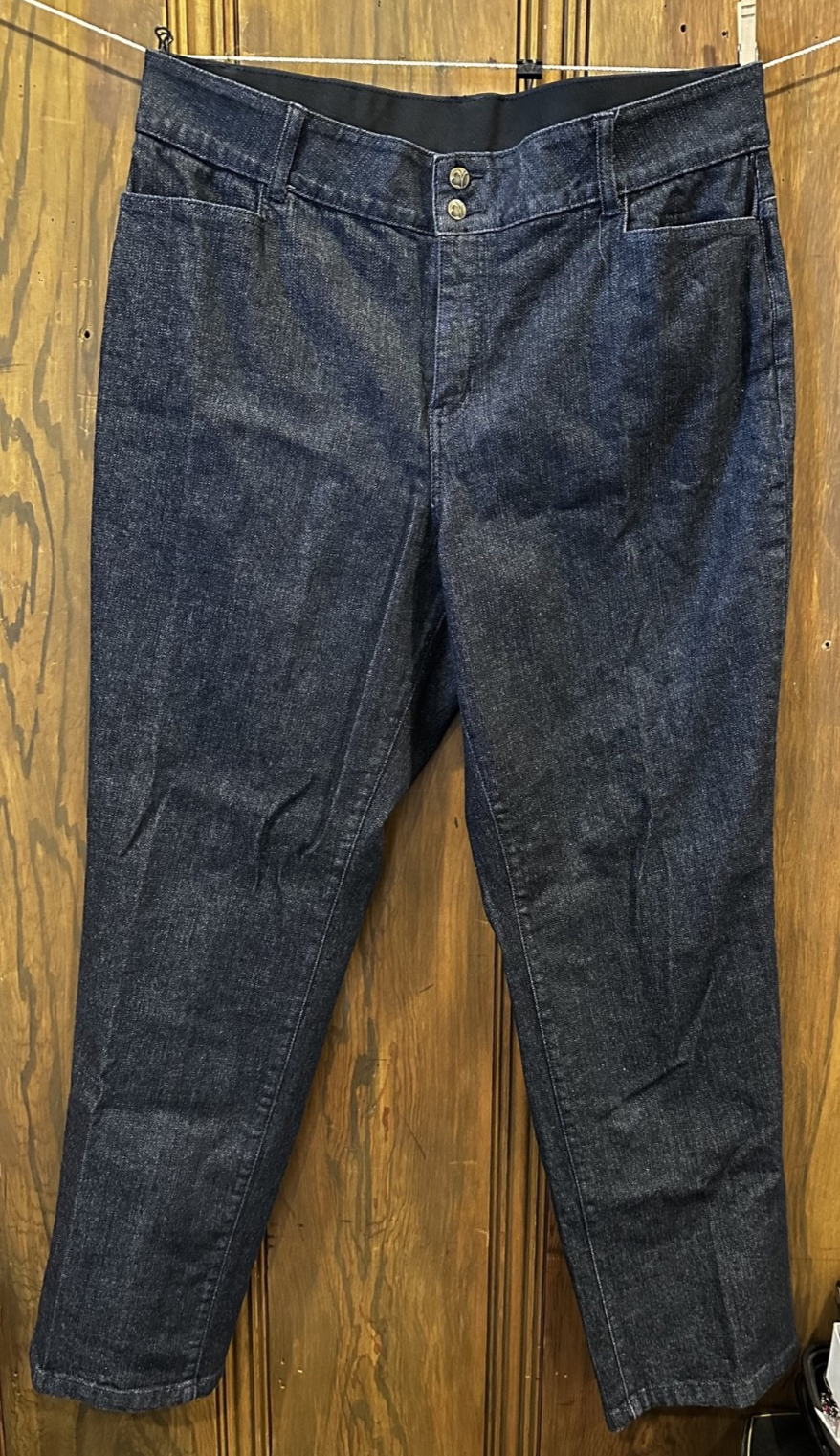 Women's Fashion Bug Size 20W Pockets 99% Cotton 1% Spandex Jeans Pants