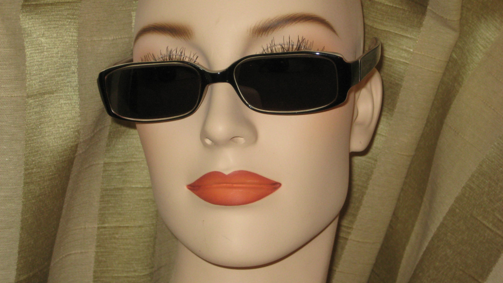 Kenneth Cole L135 City of Angels Square Plastic Sunglasses Frames Black  4e 45